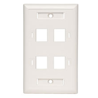 4-Port Quad Outlet RJ45 Univer
